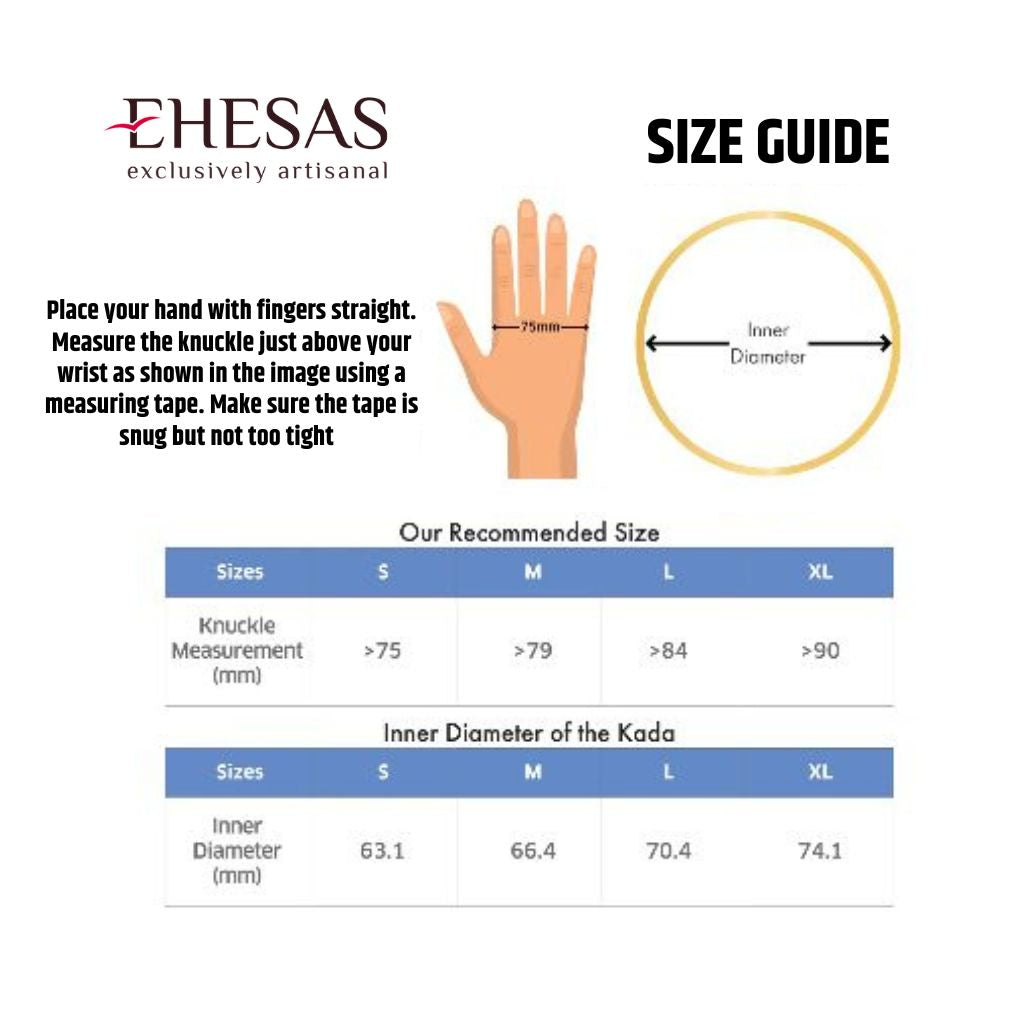 Shakti Kada – 18K Gold Plated (Edged)