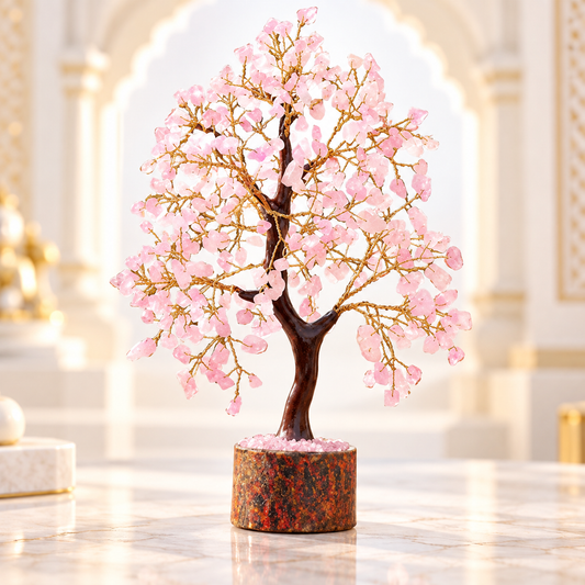 ROSE QUARTZ CRYSTAL TREE