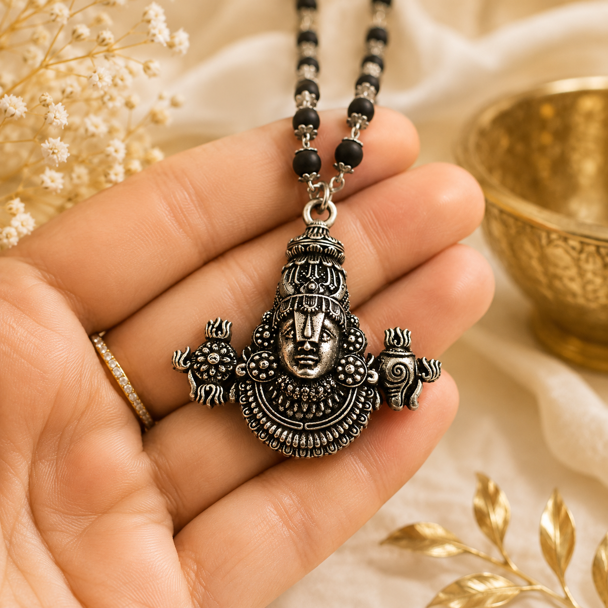 Tirupati Balaji Mala – Pure Karungali - (SALE - Buy 1 Get 1)