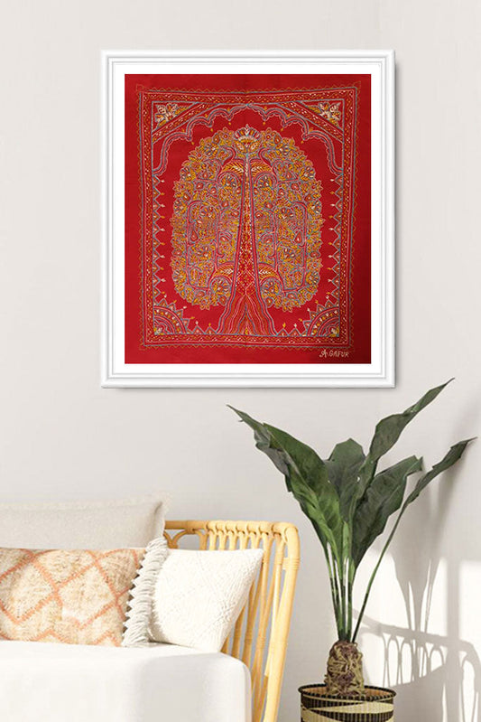 Vibrant red
